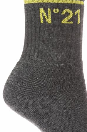 Logo-embroidered socks, zdjęcie 2 Logo-embroidered socks od N21